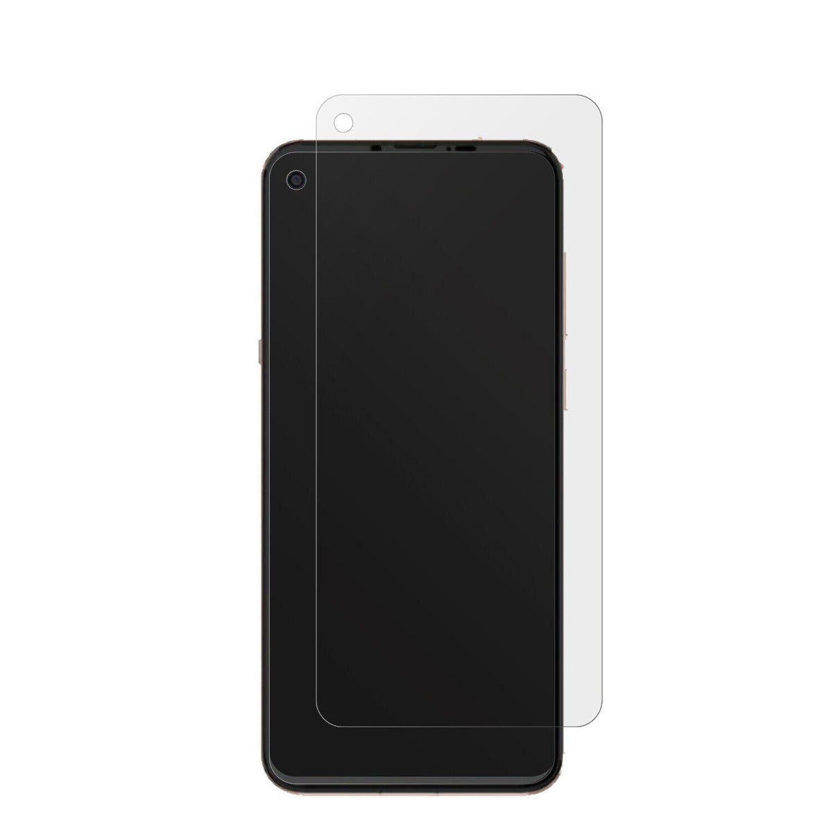 HisenseU30 mit aufgebrachter dipos Displayschutzfolie, die lästige Fingerabdrücke minimiert