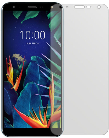 Matte Displayschutzfolie von dipos passend für LG K40, präziser Zuschnitt und blasenfrei montiert