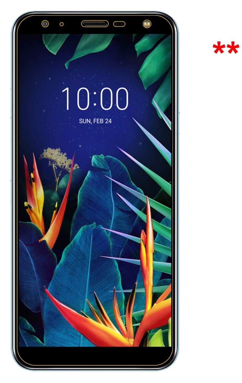 Dünne und klare Folie passend zugeschnitten für LG K40