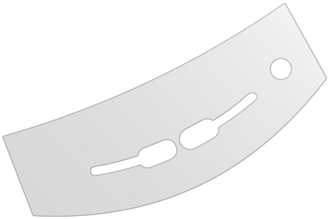 dipos Displayschutz für Jura J7 Tropfblech, mattierte Oberfläche, geringe Dicke und perfekte Passform