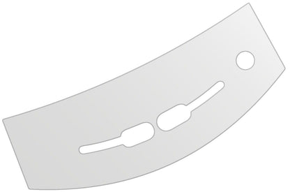 dipos Displayschutz für Jura J7 Tropfblech, mattierte Oberfläche, geringe Dicke und perfekte Passform