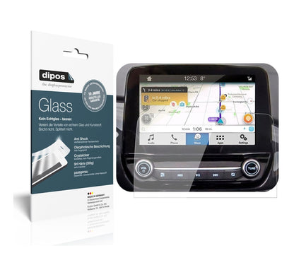Klare Displayschutzfolie von dipos passend für Ford Kuga Display (ab 2020), 9H kratzfest und blasenfrei montiert