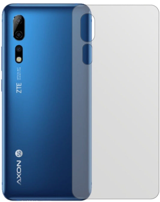 Matte Displayschutzfolie von dipos passend für Axon 10 Pro Rückseite, präziser Zuschnitt und blasenfrei montiert