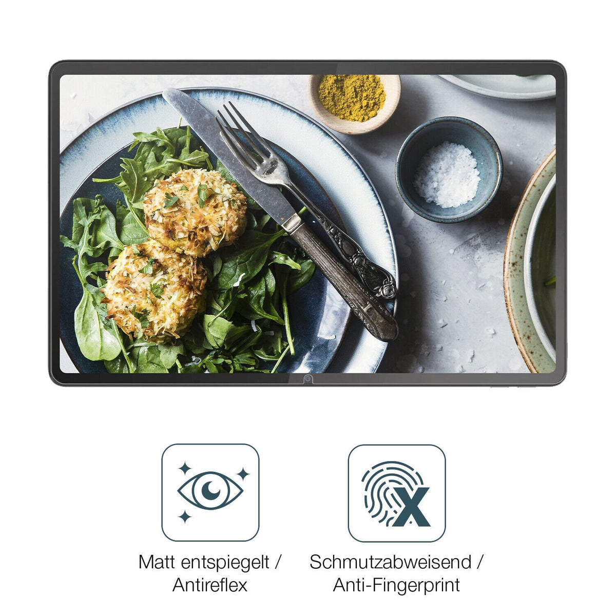 1x 9H Schutzfolie matt für Lenovo Tab P11 (2nd Gen) Panzerfolie