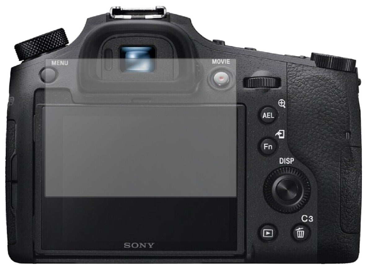 Matte Displayschutzfolie von dipos passend für Sony DSC-RX10M4, präziser Zuschnitt und blasenfrei montiert