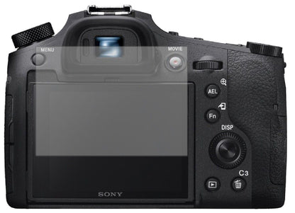 Matte Displayschutzfolie von dipos passend für Sony DSC-RX10M4, präziser Zuschnitt und blasenfrei montiert