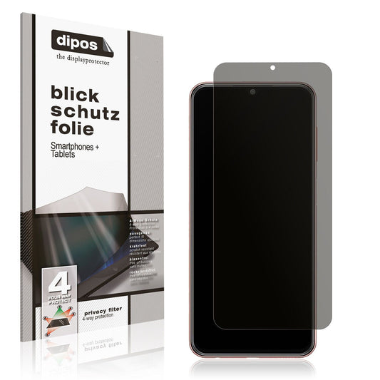 Blickschutzfolie für Samsung Galaxy M13 4G matt Schutzfolie Privacy