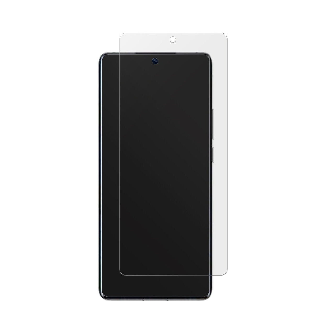 Meizu20 Pro mit aufgebrachter dipos Displayschutzfolie, die lästige Fingerabdrücke minimiert