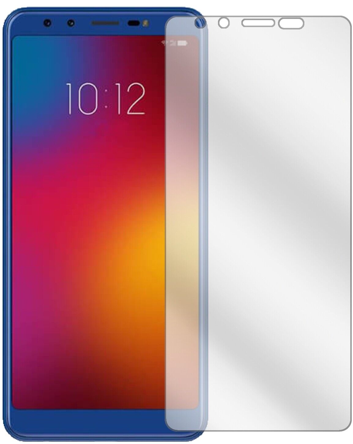 Klare Displayschutzfolie von dipos passend für Lenovo K9, präziser Zuschnitt und blasenfrei montiert