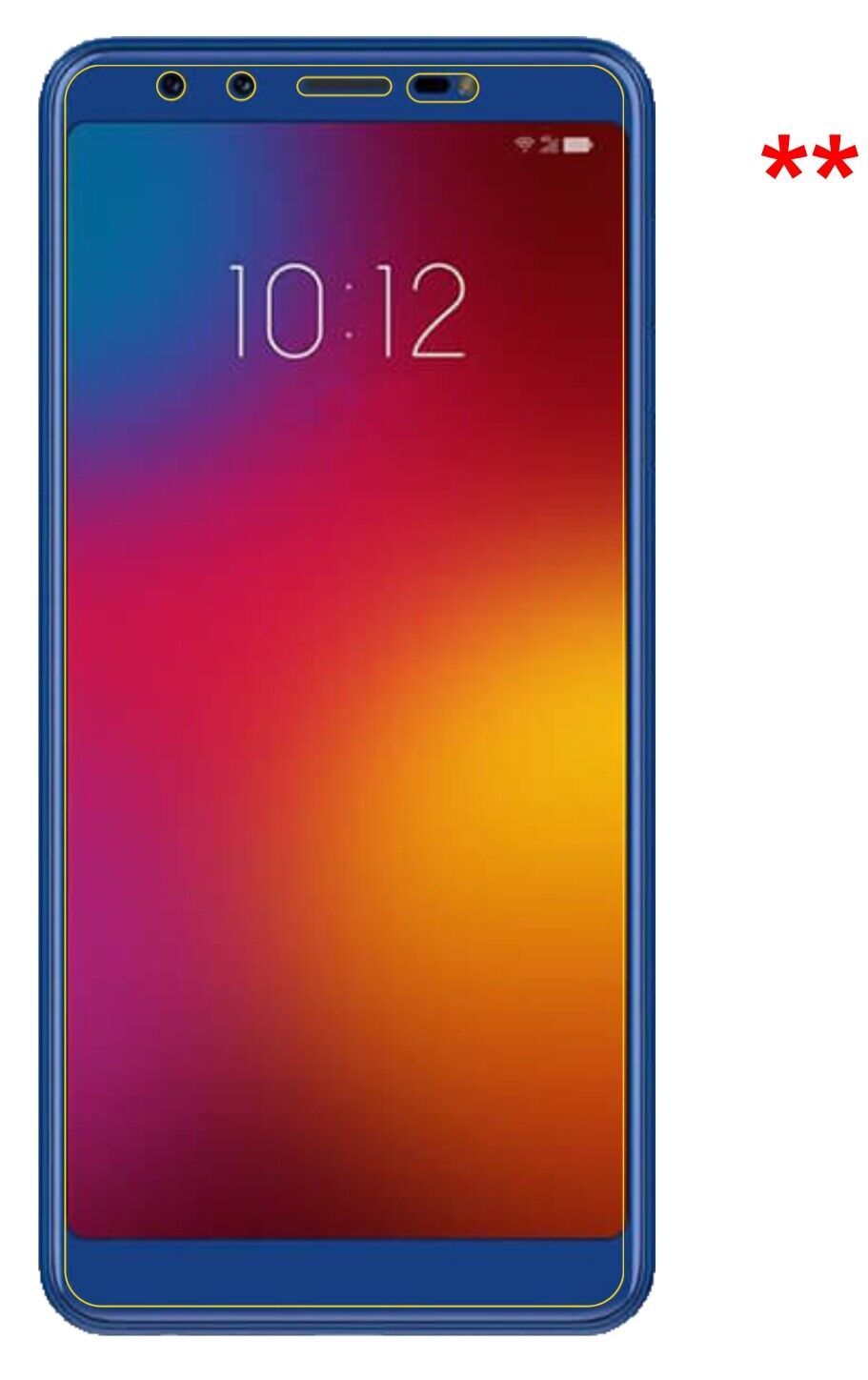 Dünne und klare Folie passend zugeschnitten für Lenovo K9