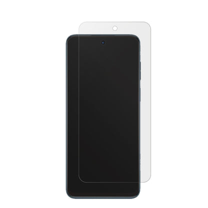 MotorolaMoto G23 mit aufgebrachter dipos Displayschutzfolie, die lästige Fingerabdrücke minimiert