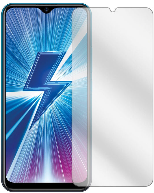 Klare Displayschutzfolie von dipos passend für Vivo Y3, präziser Zuschnitt und blasenfrei montiert