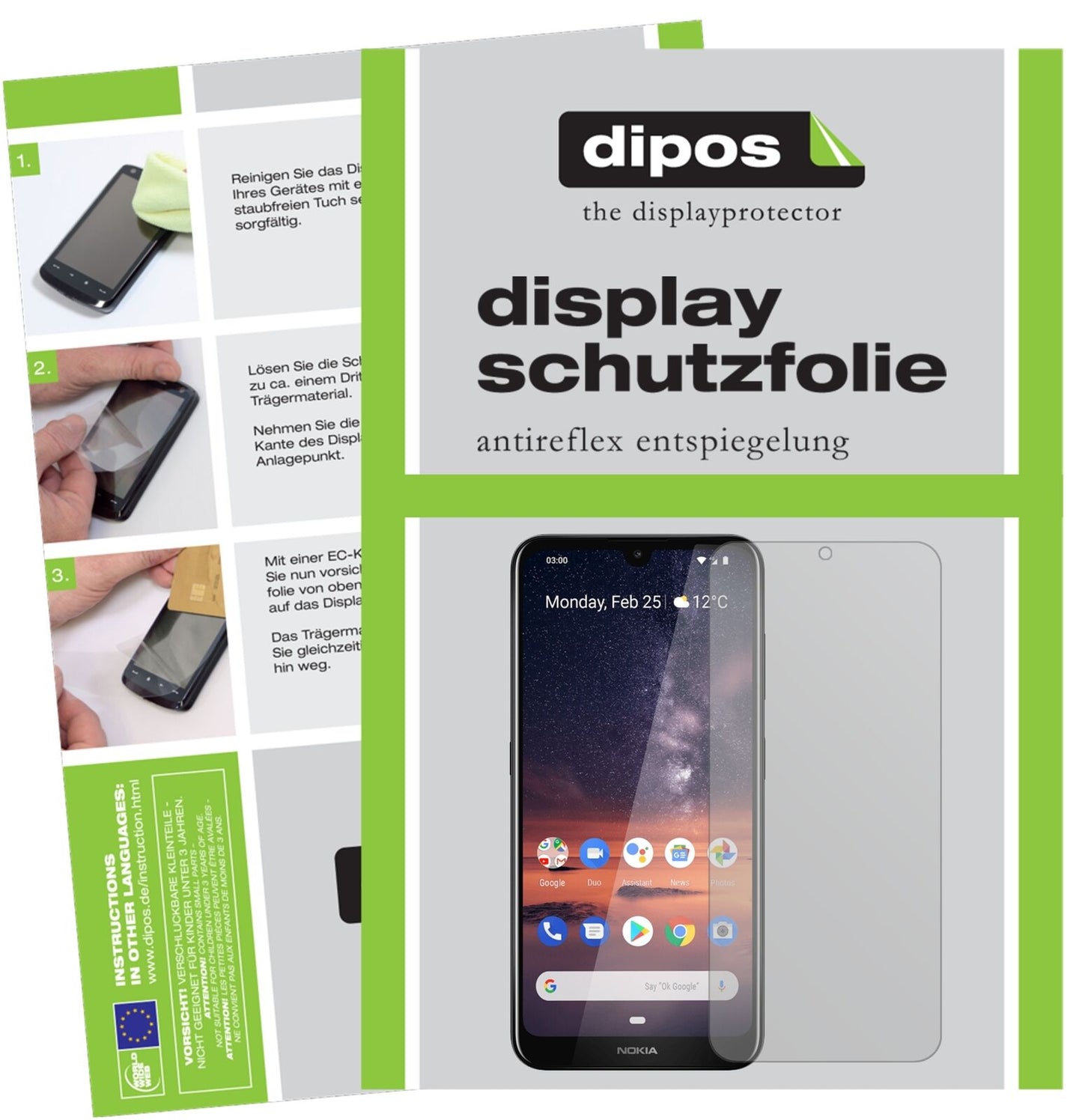 1x Schutzfolie matt für Nokia 46056 Display-Schutzfolie