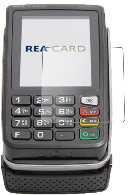 1x 9H Schutzfolie matt für REA CARD T9 flex Terminal Panzerfolie