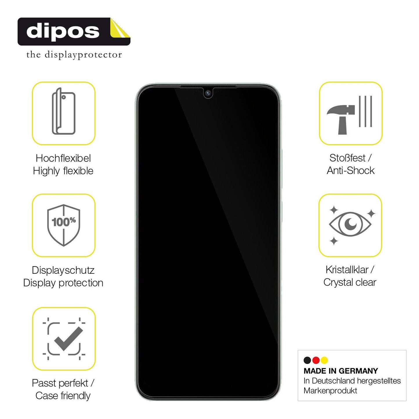 1x 3D Full Cover Schutzfolie für Xiaomi Redmi A2 Plus