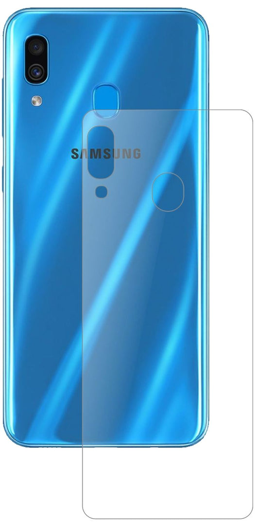 1x 9H Schutzfolie matt für Samsung Galaxy A30 Rückseite Panzerfolie