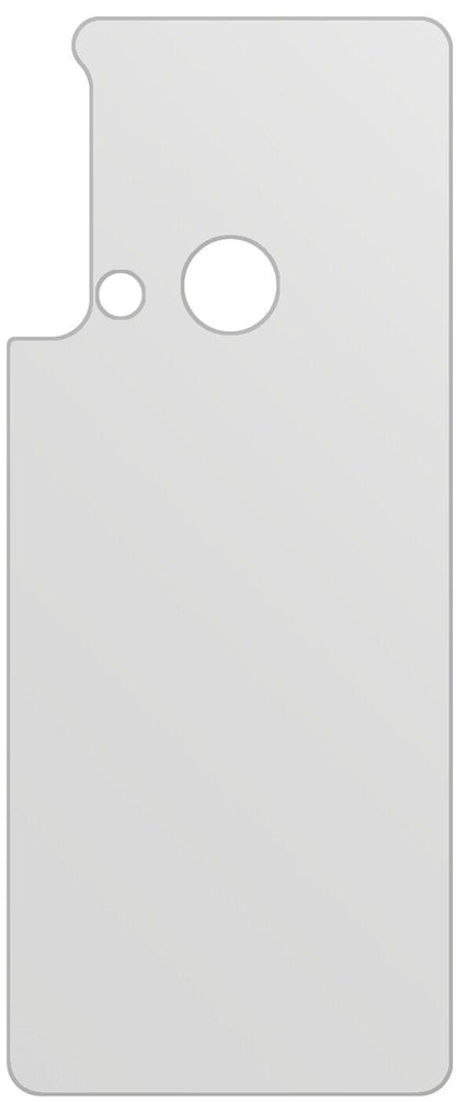 dipos Displayschutz für Huawei P20 lite (2019) Rückseite, mattierte Oberfläche, geringe Dicke und perfekte Passform