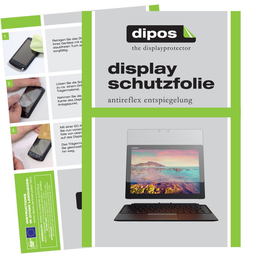 2x Schutzfolie matt für Lenovo Miix 720 Display-Schutzfolie