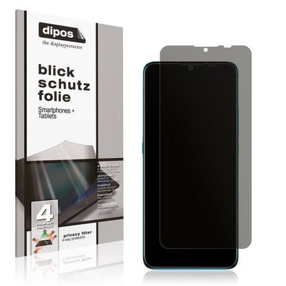 Blickschutzfolie von dipos passend für Symphony i32, präziser Zuschnitt und blasenfrei montiert