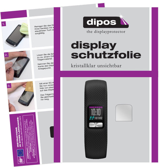 5x Schutzfolie klar für Garmin Vivofit 4 Display-Schutzfolie