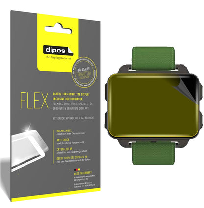 2x 3D Full Cover Schutzfolie für LEMFO LEM4 Smartwatch
