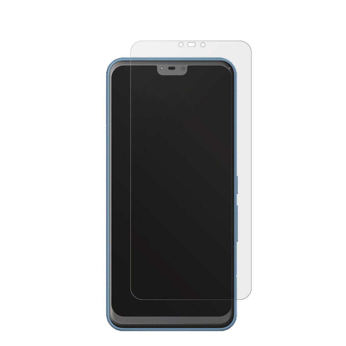 FujitsuArrows J mit aufgebrachter dipos Displayschutzfolie, die lästige Fingerabdrücke minimiert