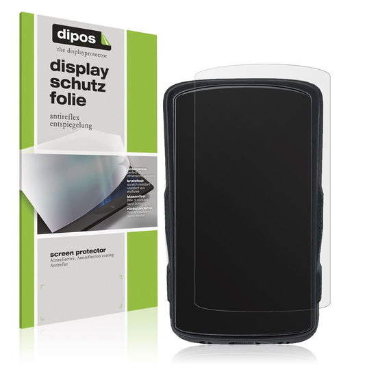 Matte Displayschutzfolie von dipos passend für Hammerhead Karoo 2, präziser Zuschnitt und blasenfrei montiert