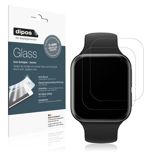 1x 9H Schutzfolie matt für OPPO Watch 3 Panzerfolie