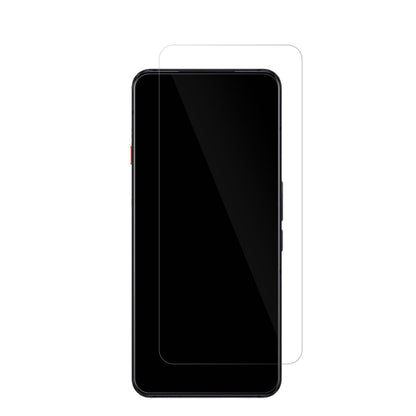 NUBIARed Magic7S Pro mit aufgebrachter dipos Displayschutzfolie, glasklare Darstellung ohne Einschränkungen
