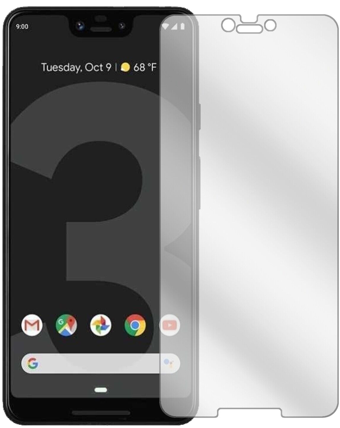 Klare Displayschutzfolie von dipos passend für HTC Exodus 1, präziser Zuschnitt und blasenfrei montiert