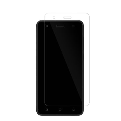 CoolpadLegacy GO mit aufgebrachter dipos Displayschutzfolie, glasklare Darstellung ohne Einschränkungen