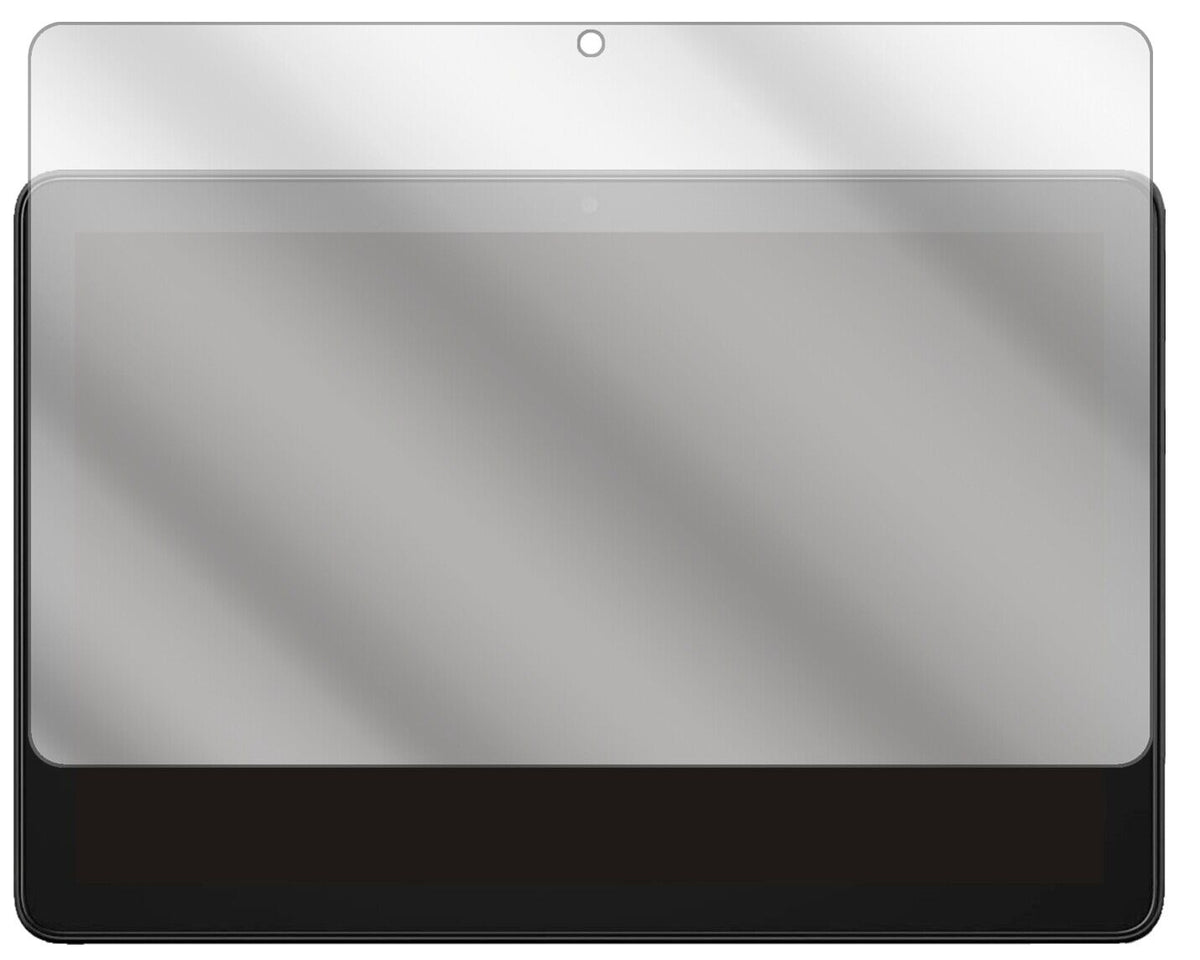 AmazonFire HD 10 (2021) mit aufgebrachter dipos Displayschutzfolie, glasklare Darstellung ohne Einschränkungen