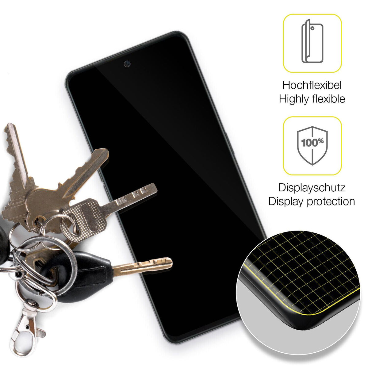 1x 3D Full Cover Schutzfolie für OnePlus Nord CE 3 Lite