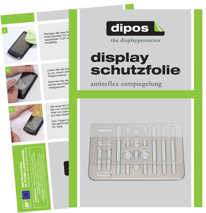 Matte Displayschutzfolie von dipos passend für SAECO HD8975 Tropfblech, präziser Zuschnitt und blasenfrei montiert