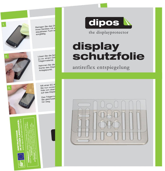 Matte Displayschutzfolie von dipos passend für SAECO HD8975 Tropfblech, präziser Zuschnitt und blasenfrei montiert
