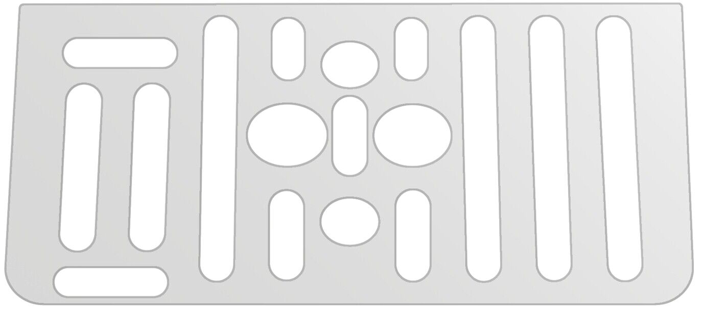 dipos Displayschutz für SAECO HD8975 Tropfblech, mattierte Oberfläche, geringe Dicke und perfekte Passform