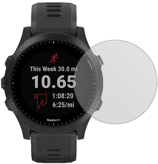 Matte Displayschutzfolie von dipos passend für Garmin Forerunner 245, präziser Zuschnitt und blasenfrei montiert