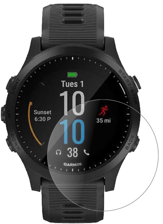 1x 9H Schutzfolie matt für Garmin Forerunner 945 Panzerfolie