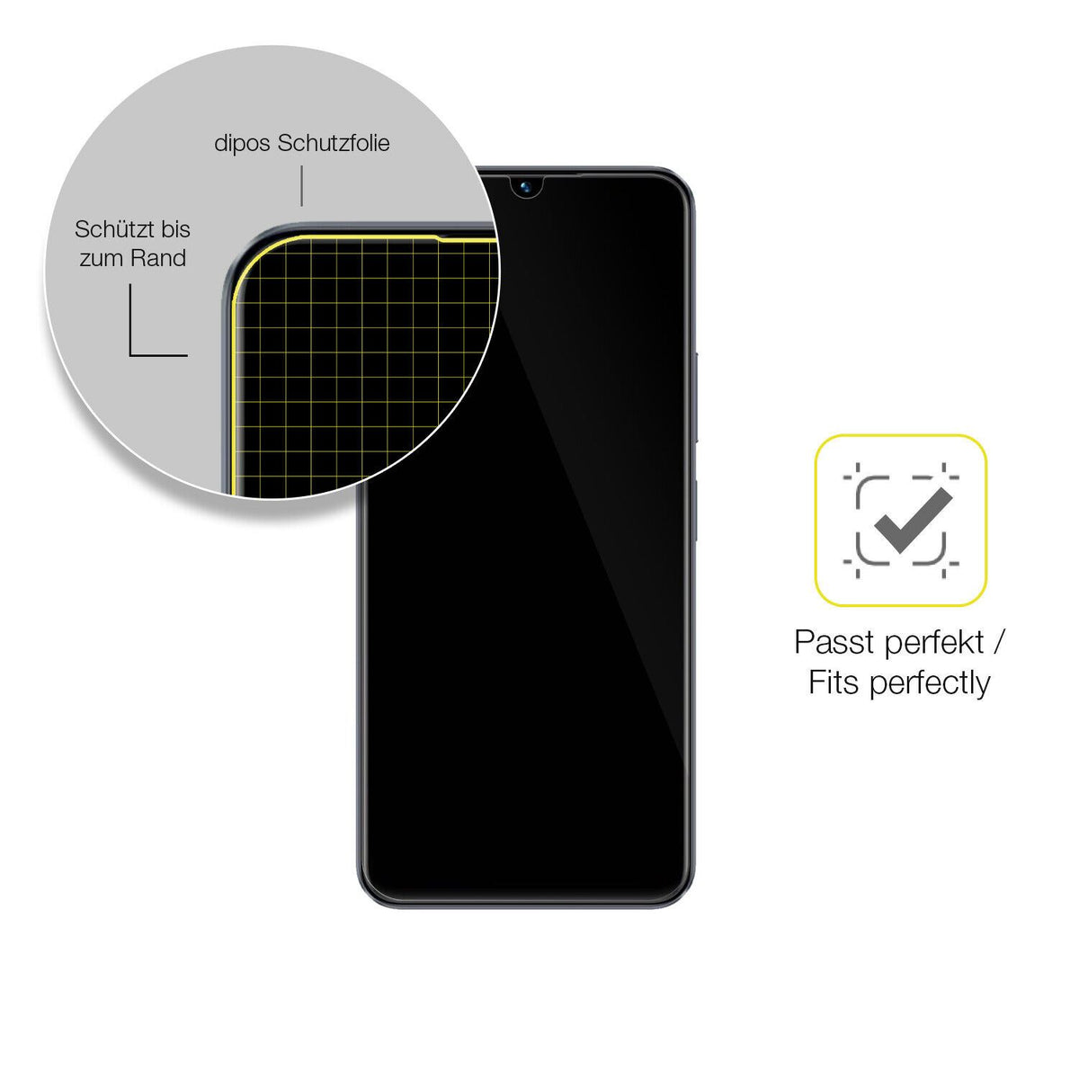 1x 3D Full Cover Schutzfolie für VIVO Y56 5G