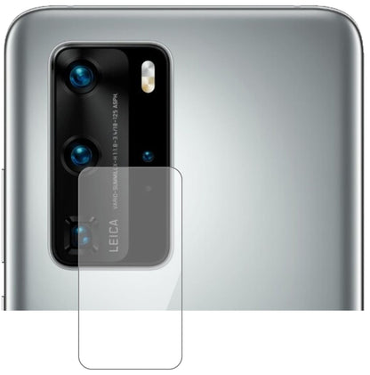 HuaweiP40 Pro Kameralinse mit aufgebrachter dipos Flex Schutzfolie, glasklare Darstellung ohne Einschränkungen