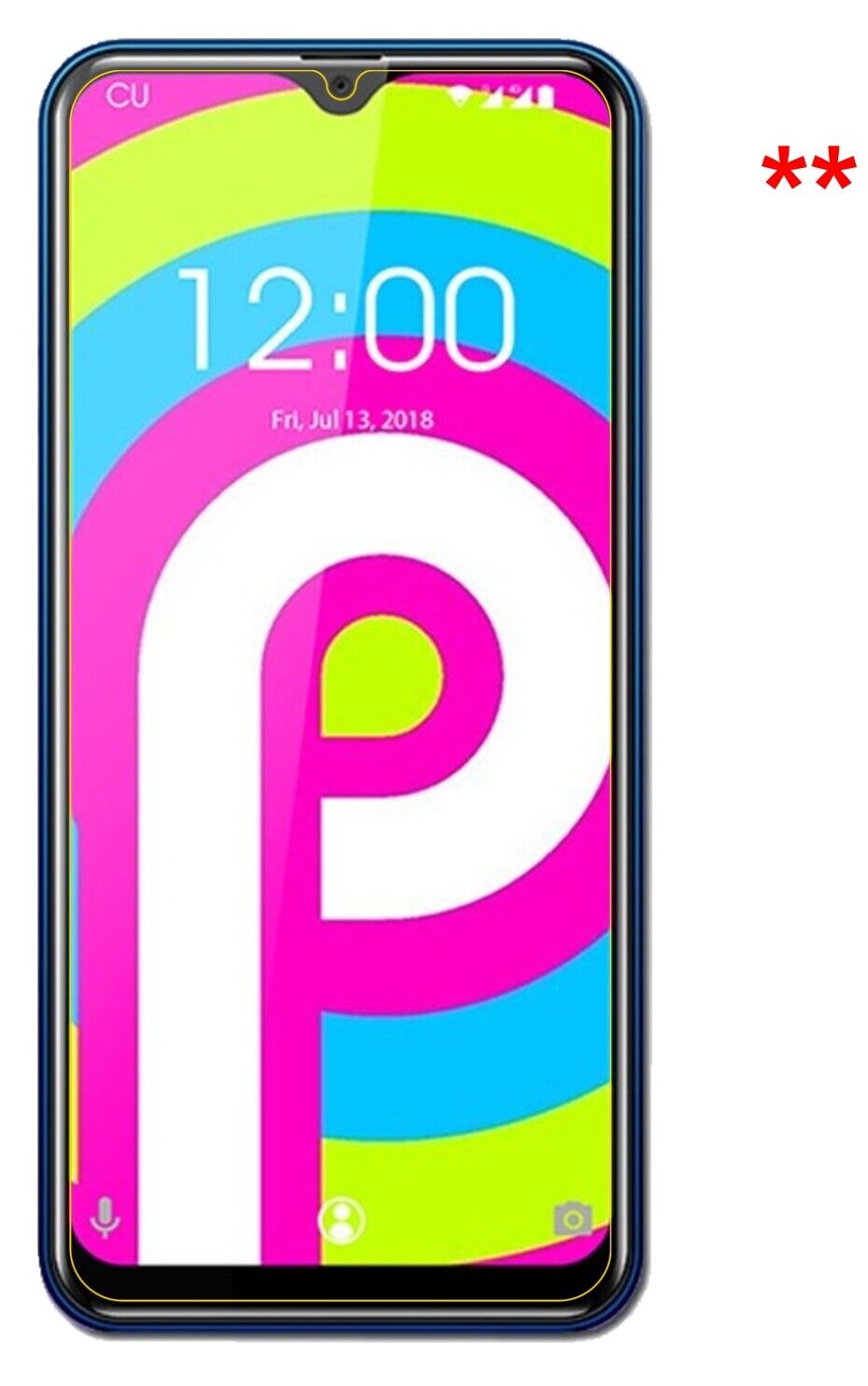 Schutzfolie mit optimaler Passform, zur Verwendung mit Hüllen geeignet