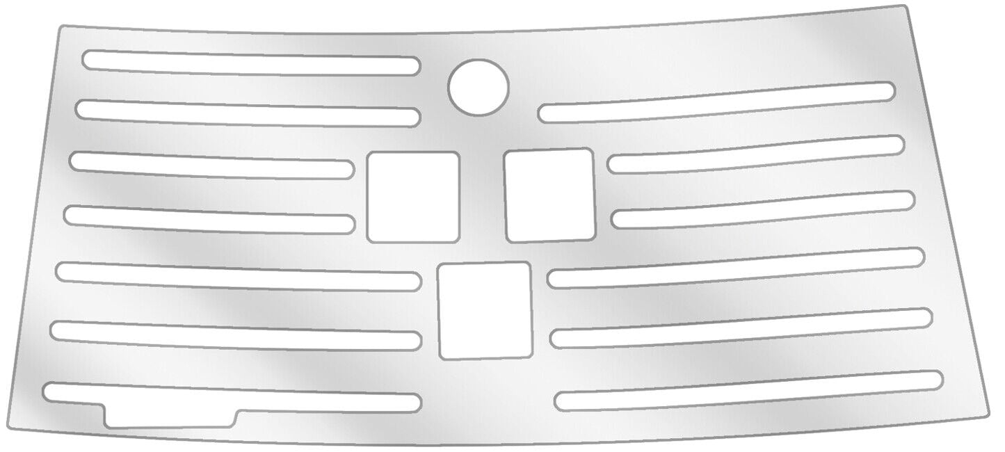 dipos Displayschutz für Philips EP3550/00 Tropfblech, transparente Oberfläche, geringe Dicke und perfekte Passform