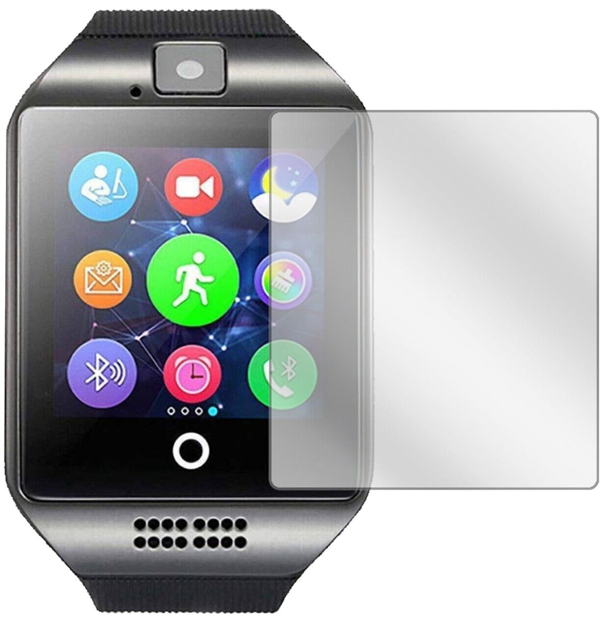 5x Schutzfolie klar für InterActive SmartWatch Q18 Display-Schutzfolie