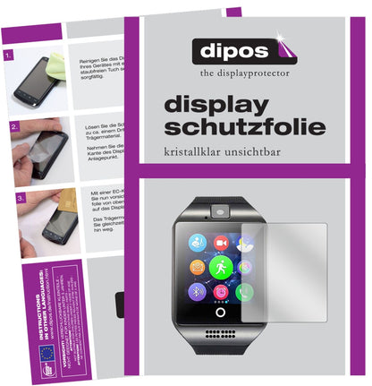 5x Schutzfolie klar für InterActive SmartWatch Q18 Display-Schutzfolie