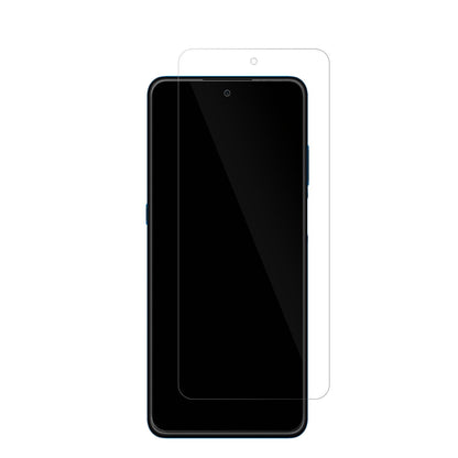 HisenseInfinity H60 Lite mit aufgebrachter dipos Displayschutzfolie, glasklare Darstellung ohne Einschränkungen