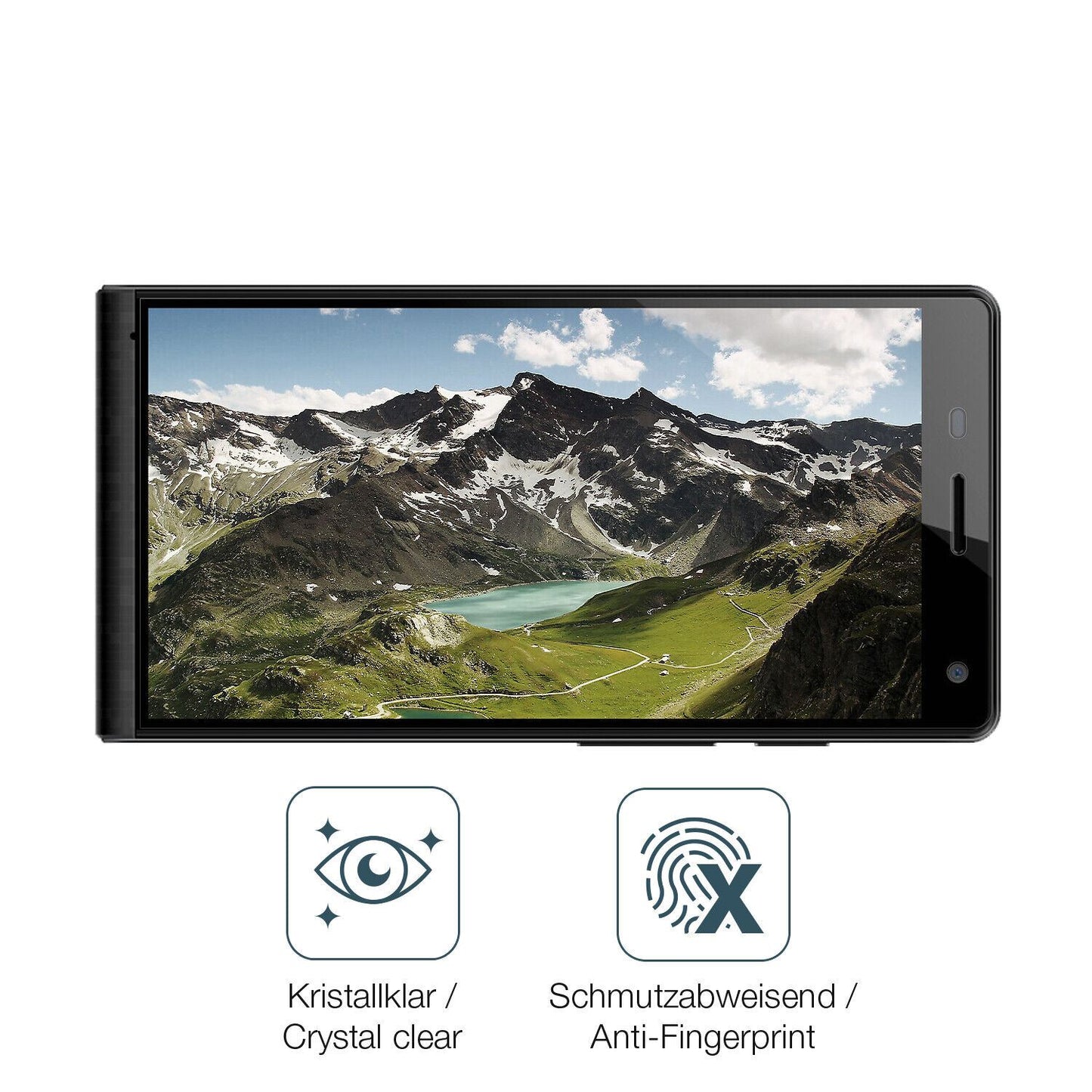 1x 9H Schutzfolie für Highscreen Verge Panzerfolie