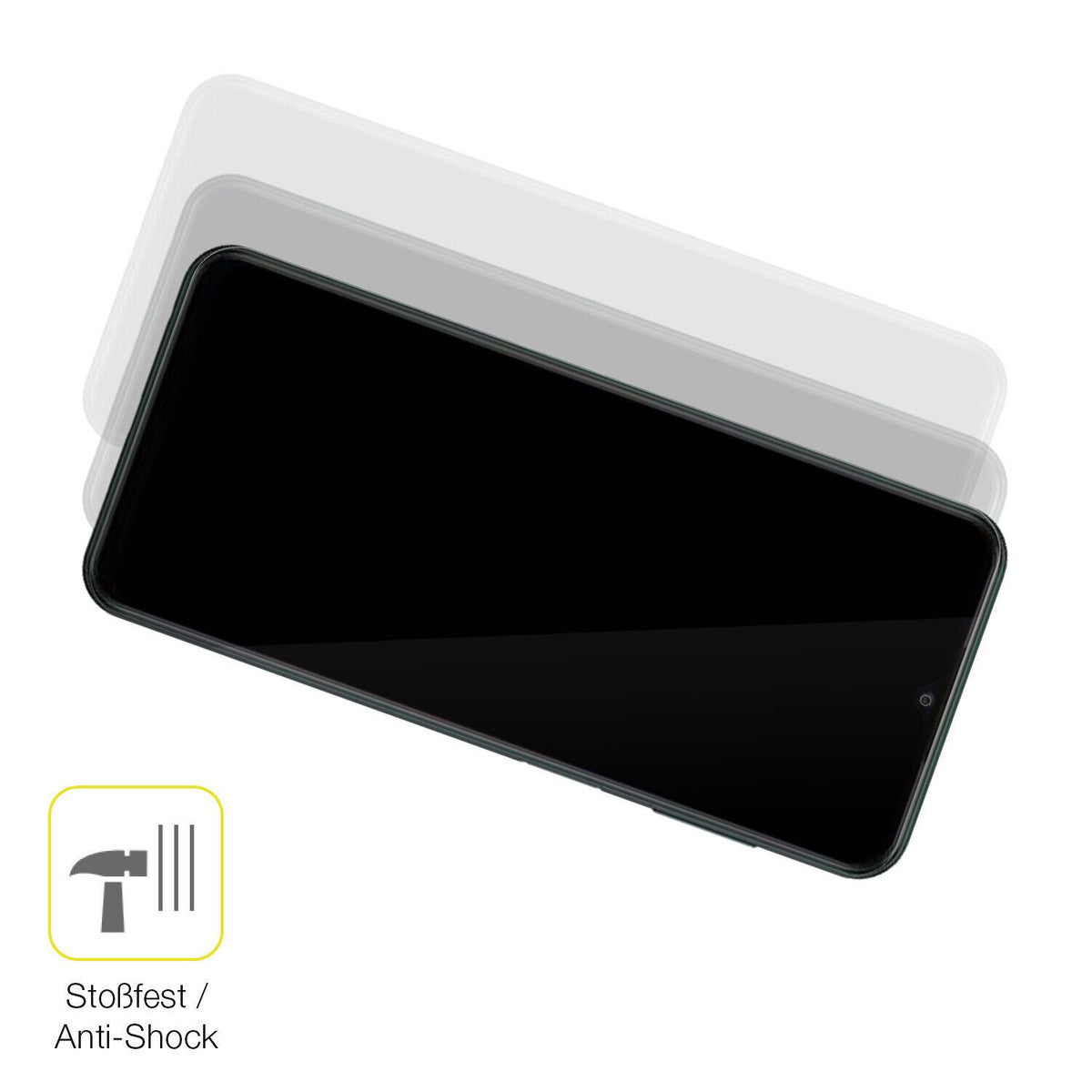 1x 3D Full Cover Schutzfolie für itel A60