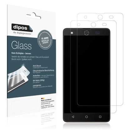 Matte Displayschutzfolie von dipos passend für Symphony i10, 9H kratzfest und blasenfrei montiert