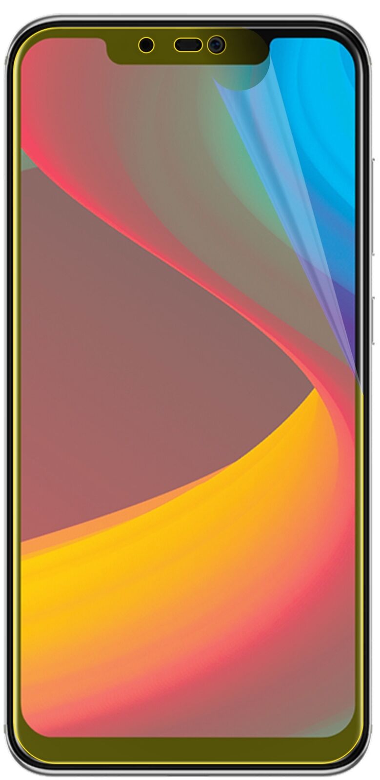 dipos Displayschutz für Panasonic Eluga X1, transparente Oberfläche, geringe Dicke und perfekte Passform