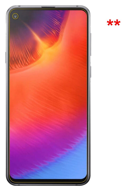 Privatsphäre-Schutz durch Sichtschutz-Folie passend zugeschnitten für Samsung Galaxy A60